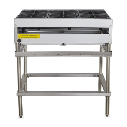 PARRILLA A GAS 6 QUEMADORES PAT-6QG