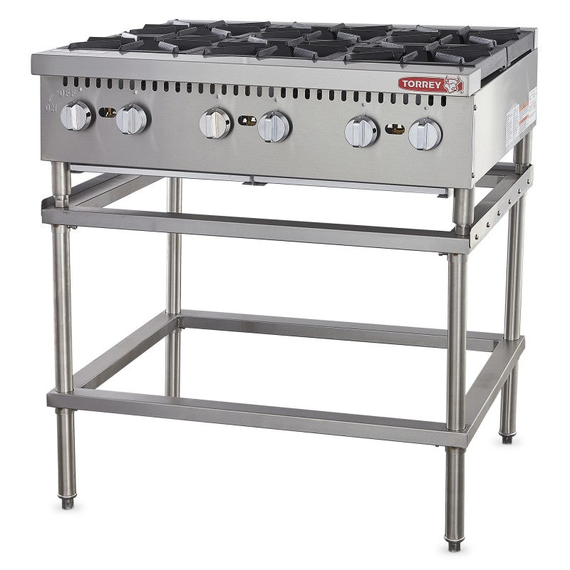 PARRILLA A GAS 6 QUEMADORES PAT-6QG