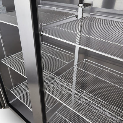 REFRIGERADOR VERTICAL 45 PIES INOX + PLUS VRC-45-2DS