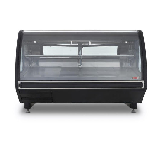 VITRINA CARNICERA VIDRIO RECTO NEGRA VCA200-N
