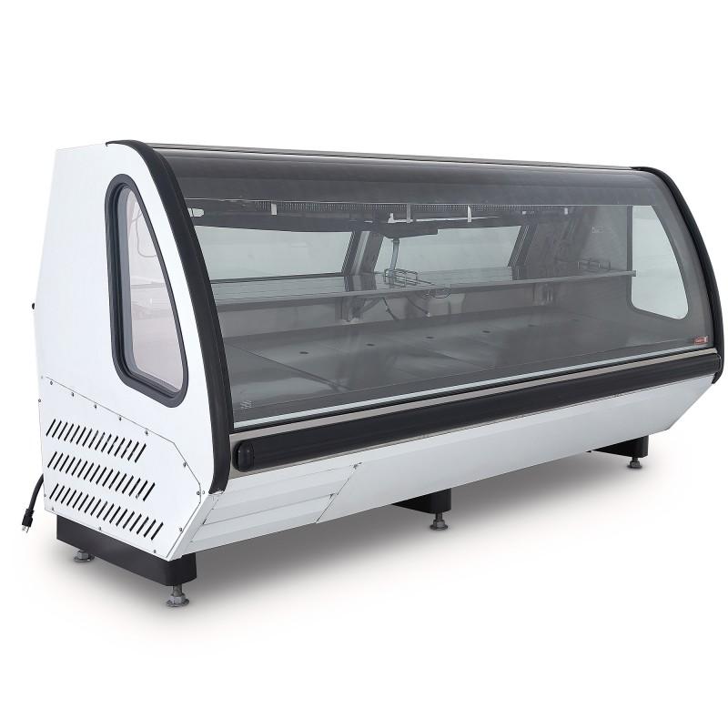 VITRINA CARNICERA VIDRIO RECTO BLANCA VCA250 B