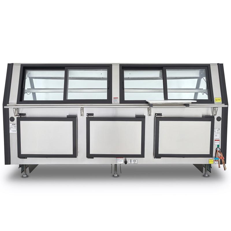 VITRINA EXHIBIDORA CARNICERA PREMIUM TEC250INOX