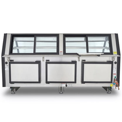 VITRINA EXHIBIDORA CARNICERA PREMIUM TEC250INOX