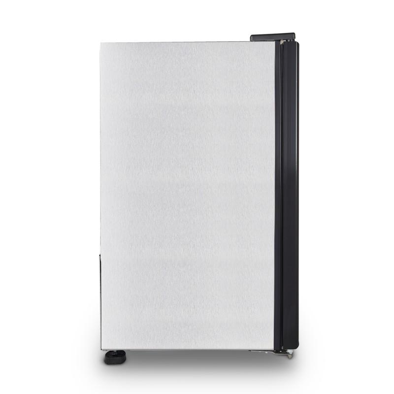 REFRIGERADOR VERTICAL EXHIBIDOR ACERO INOXIDABLE DE 4.6 PIES VRD5AI