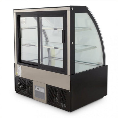VITRINA REFRIGERADA FULL GLASS 120CM CURVA VFG-120C