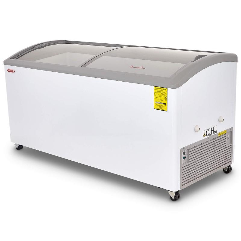 CONGELADOR HORIZONTAL TAPA DE CRISTAL CURVO 20 PIES CHC-180CR