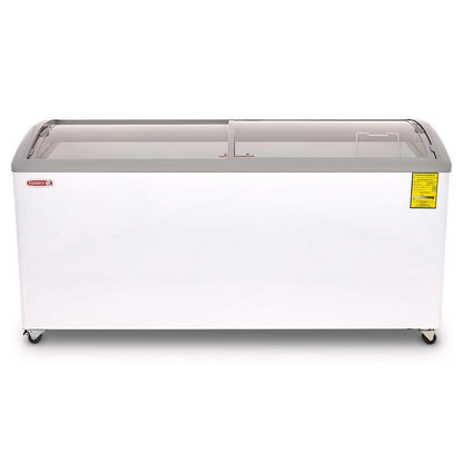 CONGELADOR HORIZONTAL TAPA DE CRISTAL CURVO 20 PIES CHC-180CR