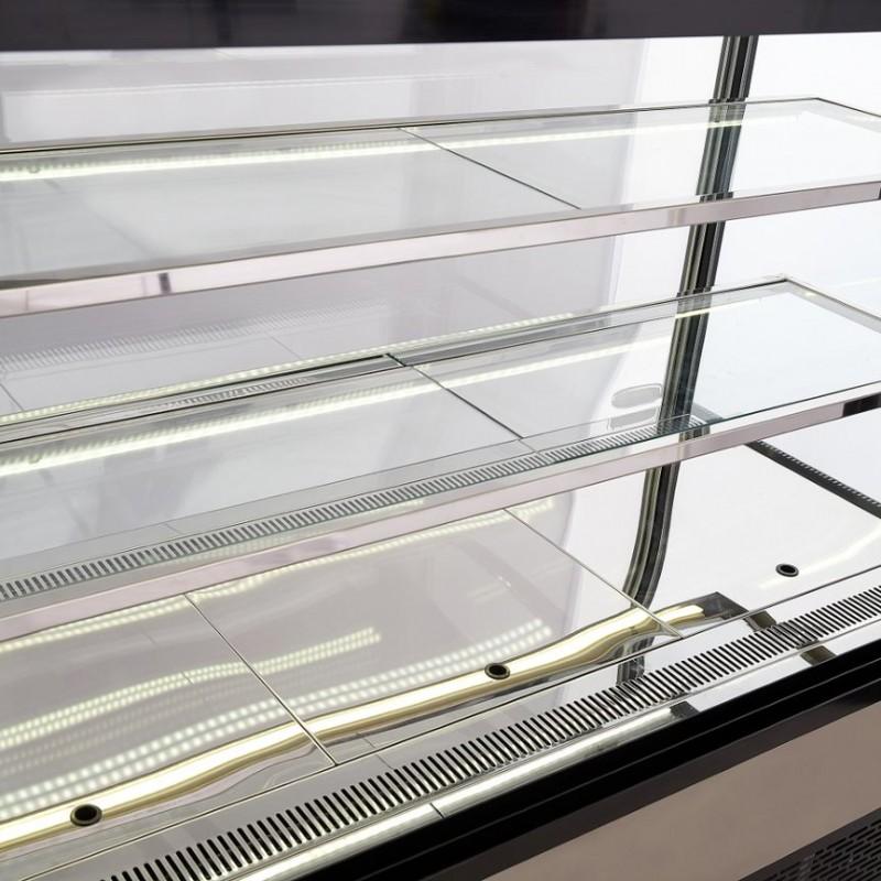 VITRINA REFRIGERADA FULL GLASS 150CM RECTA VFG-150R