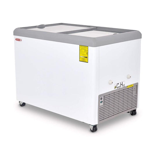 CONGELADOR HORIZONTAL TAPA DE CRISTAL PLANO 11 PIES CHC-110PR