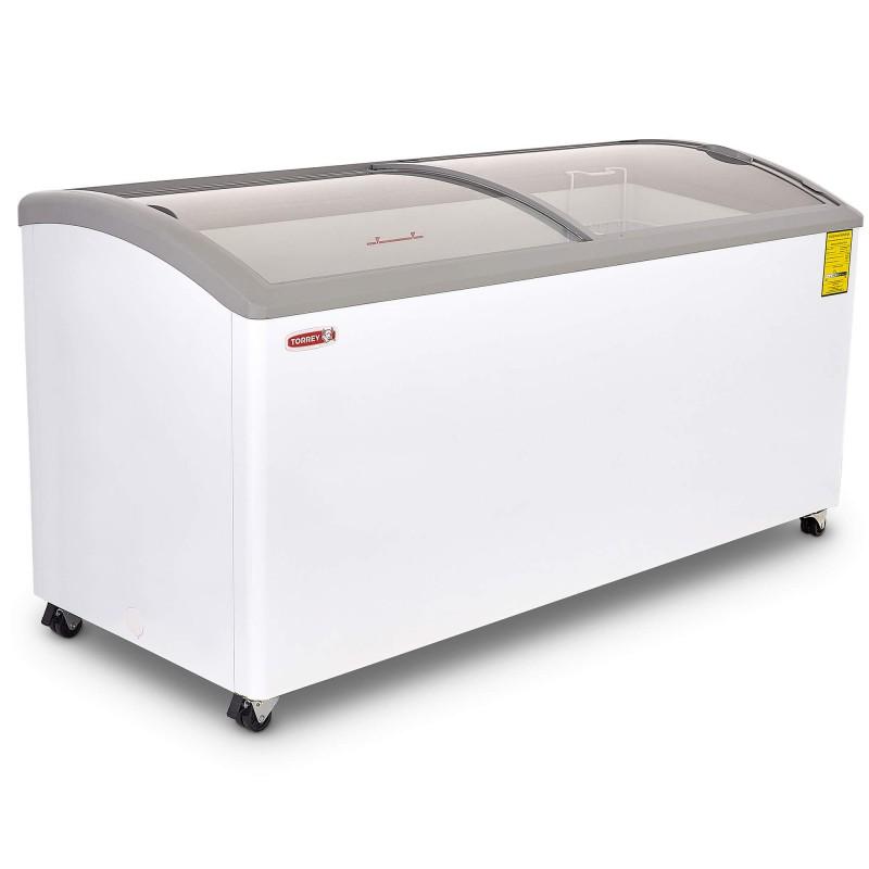 CONGELADOR HORIZONTAL TAPA DE CRISTAL CURVO 20 PIES CHC-180CR