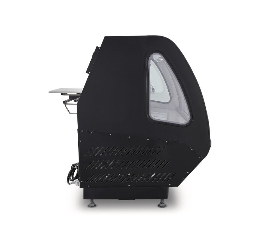 VITRINA CARNICERA VIDRIO RECTO NEGRA VCA200-N
