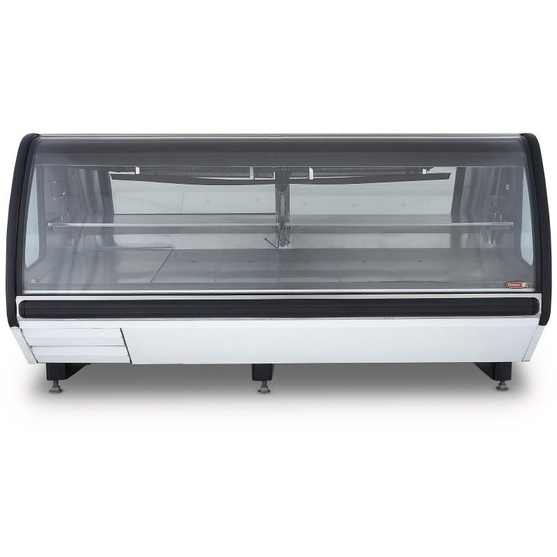 VITRINA CARNICERA VIDRIO RECTO BLANCA VCA250 B