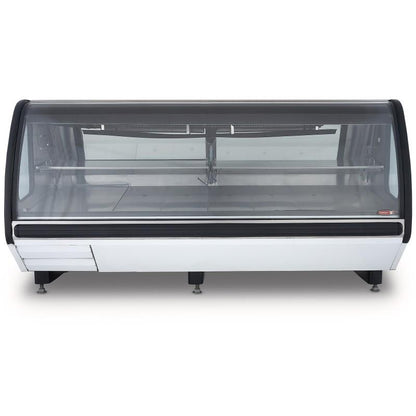 VITRINA CARNICERA VIDRIO RECTO BLANCA VCA250 B