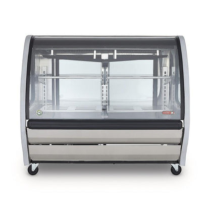 VITRINA DELICATESSEN VIDRIO PANORÁMICO ACERO INOXIDABLE TEM-150AI