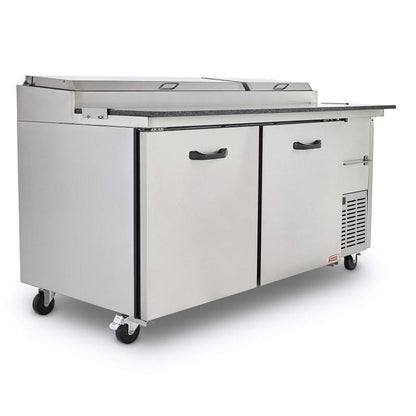 MESA FRÍA PARA PREPARACIÓN DE ALIMENTOS DE 2 PUERTAS PTP11