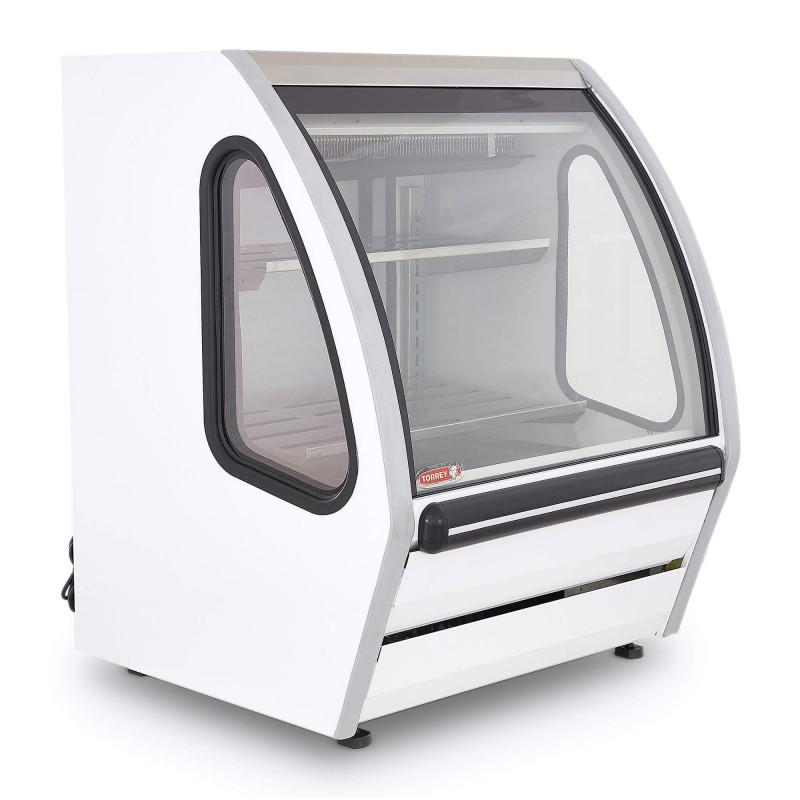 VITRINA EXHIBIDORA VIDRIO PLANO BLANCA DRD3