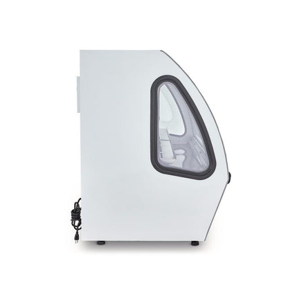 VITRINA EXHIBIDORA VIDRIO PLANO BLANCA DRD6-B