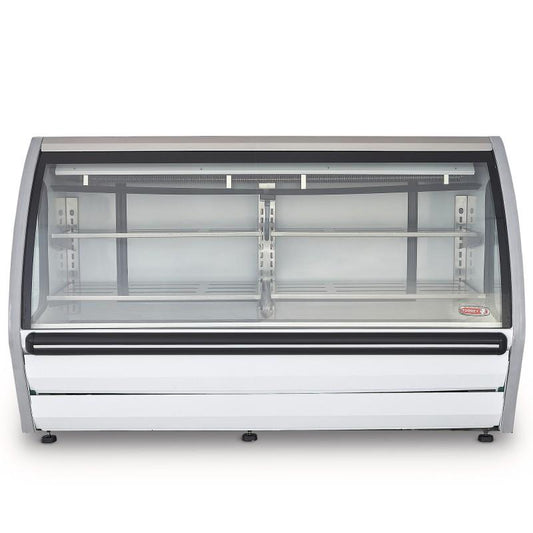 VITRINA EXHIBIDORA VIDRIO PLANO BLANCA DRD6-B